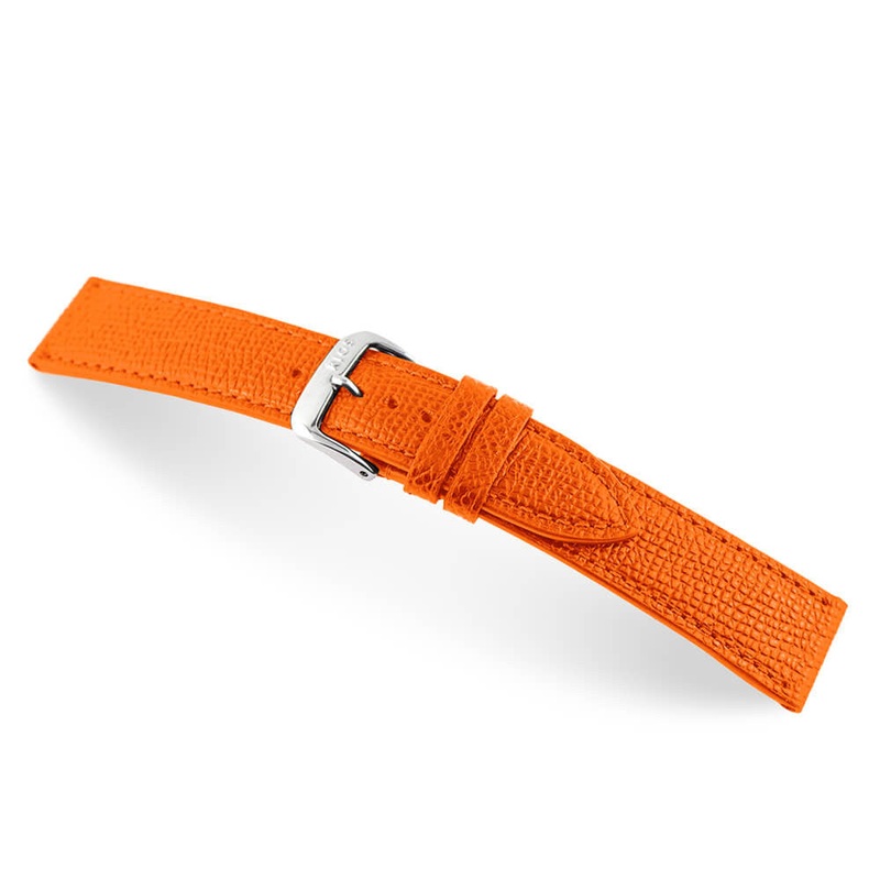 Genuine Cowhide Watch Band | French | Orange