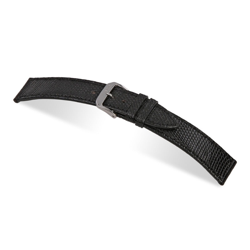 Genuine Lizard Watch Band | Allure | Black