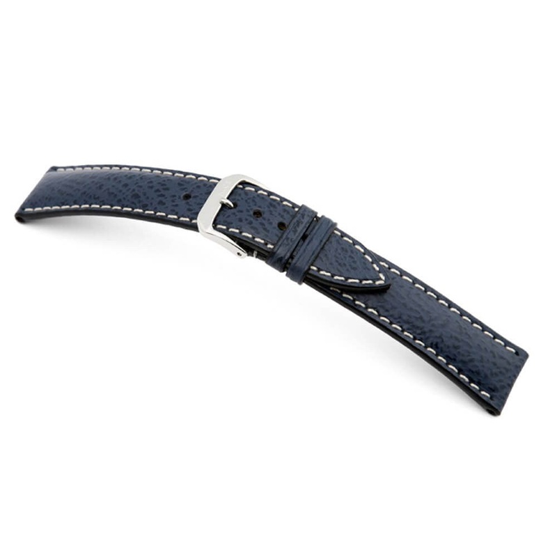 Genuine Shark Watch Band | Wave | Water Resistant | Ocean Blue