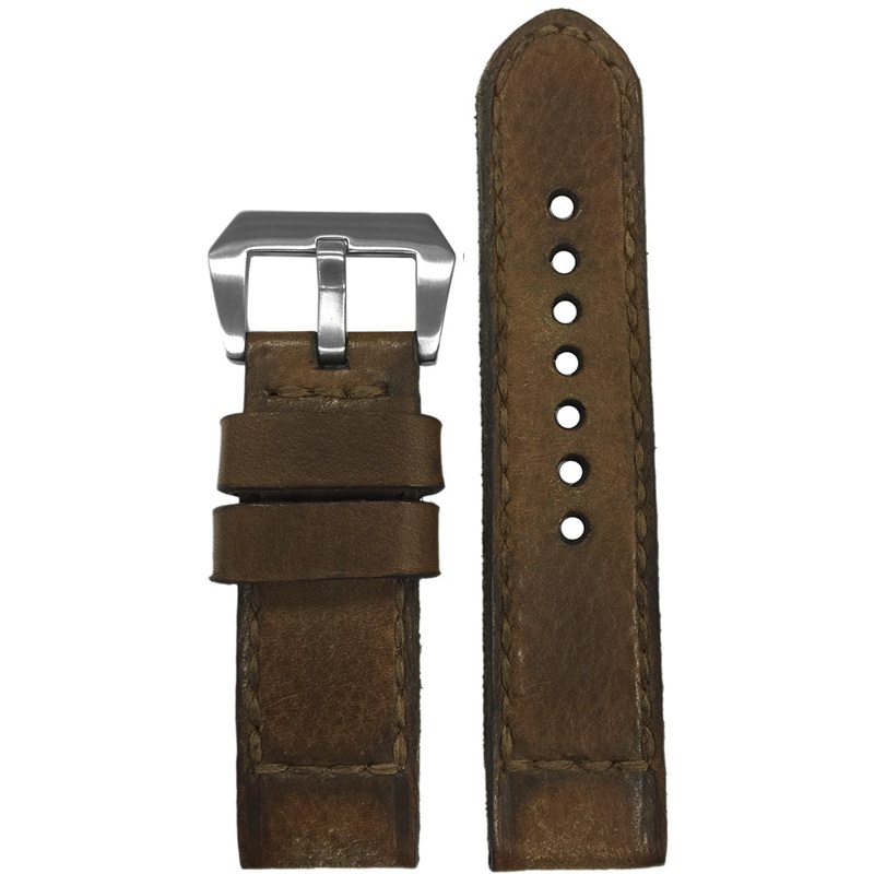 Genuine Vintage Leather Watch Band | Caitlin | Brown | Handmade