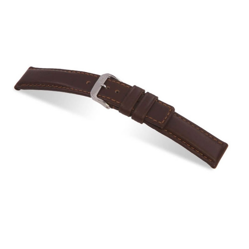 Hydrophobic Leather Watch Band | Diver | Water Resistant | Mocha