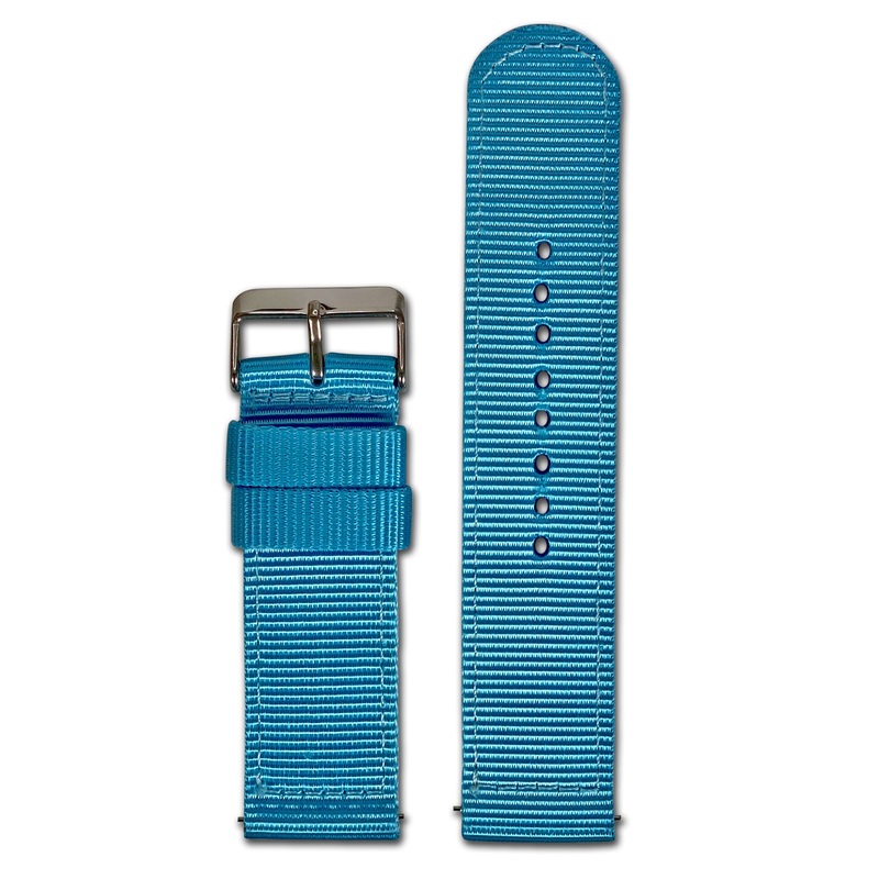 Quick Release Watch Band | Nylon | Two-Piece | Blue