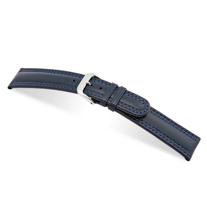 Saddler’s Leather Watch Band | Nevada | Ocean Blue