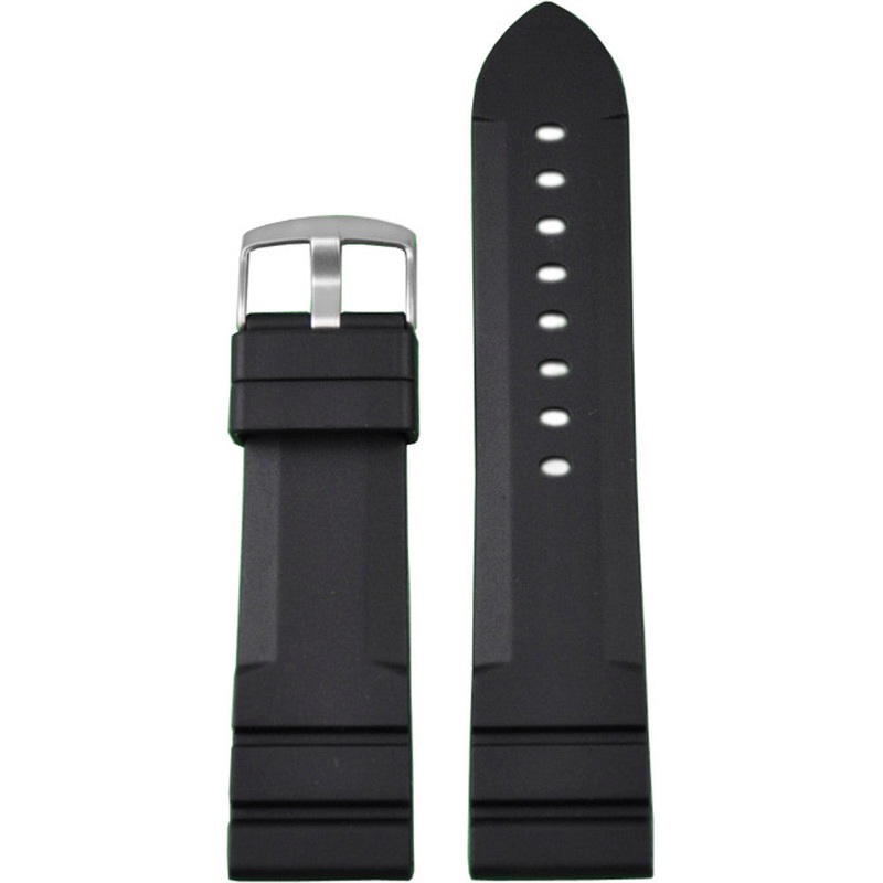 Silicone Watch Band | Waterproof | Diver | Black | for Panerai