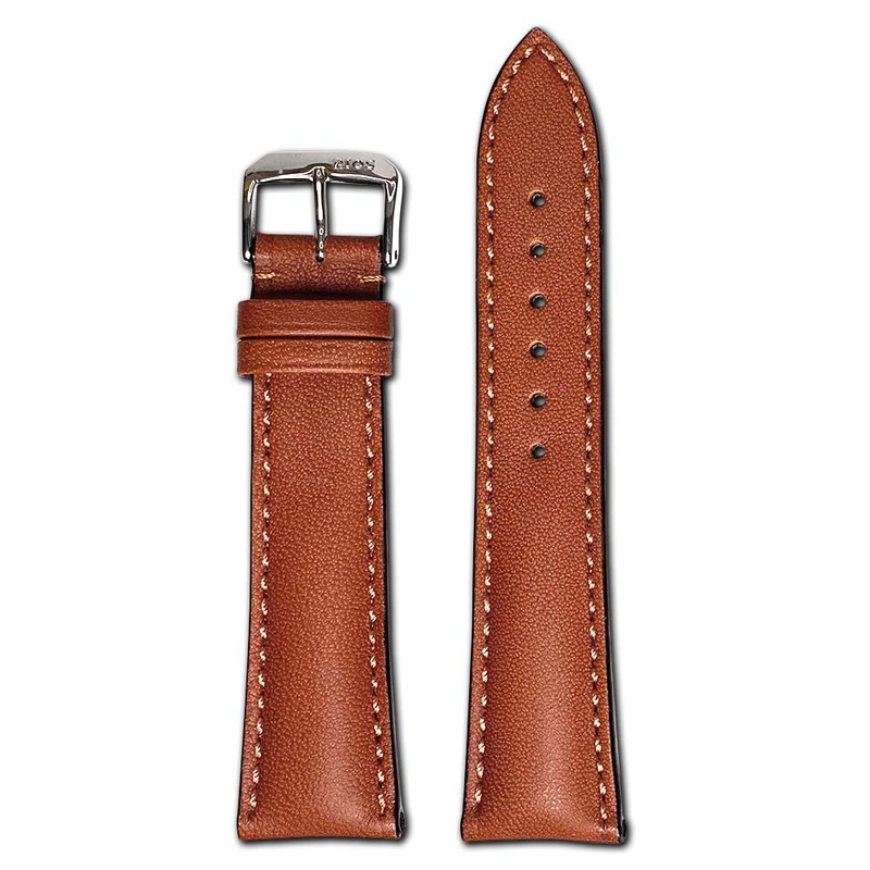 Tanned Leather Watch Band | Moscow | Cognac