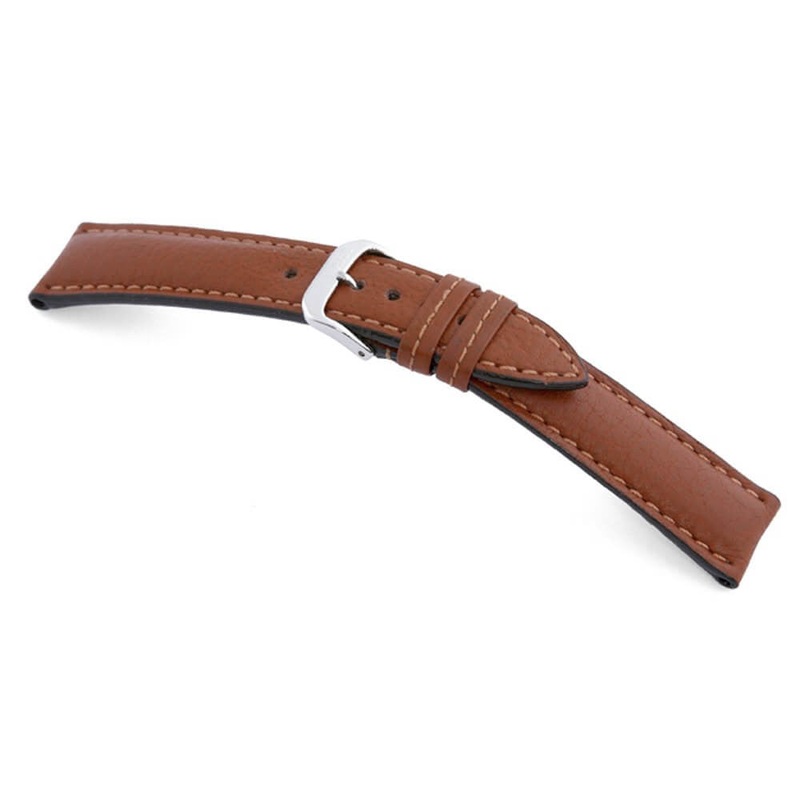 Buffalo Leather Watch Band | Colorado | Cognac