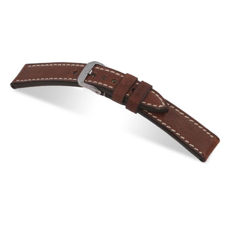 Genuine Vintage Leather Watch Band | Oxford | Mahogany
