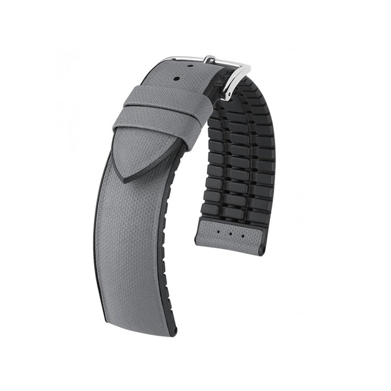 Italian Calfskin Watch Strap | Arne | Grey | Hirsch Performance Series