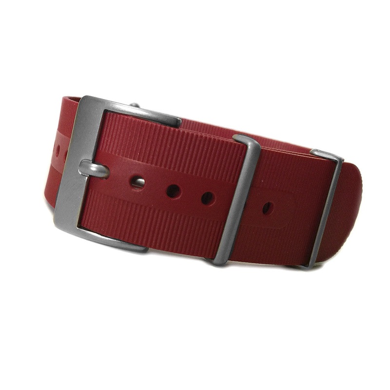 NBR-Rubber Watch Band | Waterproof | One Piece | Bonetto 328 | Burgundy