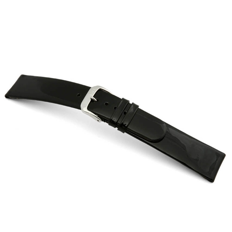 Patent Leather Watch Band | Eleganza | Black
