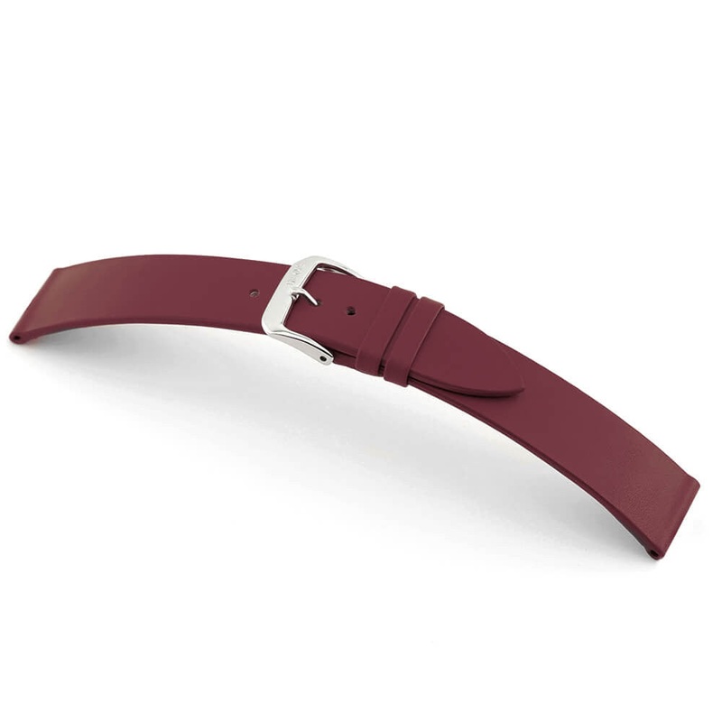 Genuine Cowhide Watch Band | Elegant | Stitchless | Burgundy