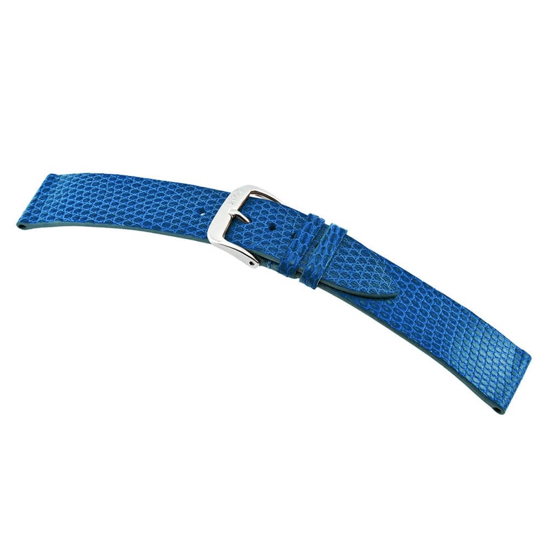 Genuine Lizard Watch Band | Charme | Glossy | Royal Blue