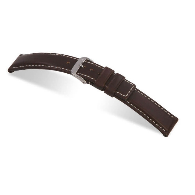 Hydrophobic Leather Watch Band | Submariner | Water Resistant | Mocha