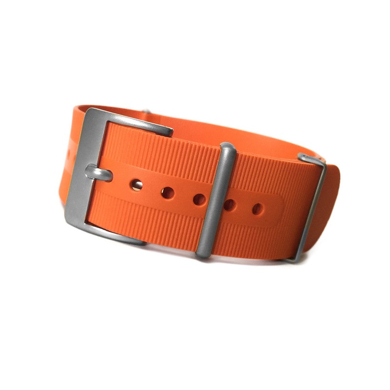NBR-Rubber Watch Band | Waterproof | One Piece | Bonetto 328 | Orange