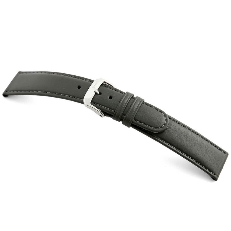 Quick Release | Saddler’s Leather Watch Band | Arizona | Stone Grey