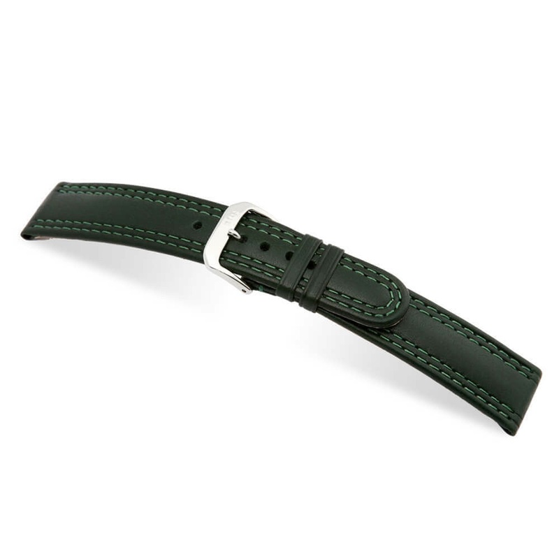 Saddler’s Leather Watch Band | Nevada | Forest Green