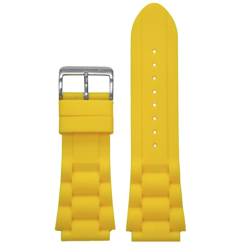 Waterproof Silicone Watch Band | Diver | Oyster | Yellow