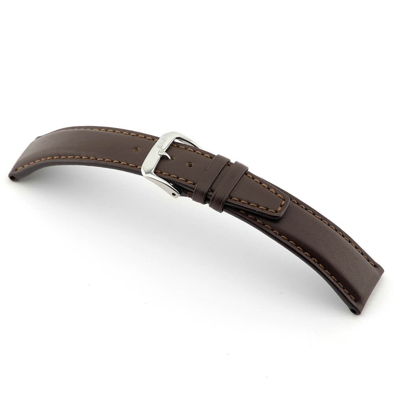 Genuine Calfskin Watch Band | Capri | Mocha