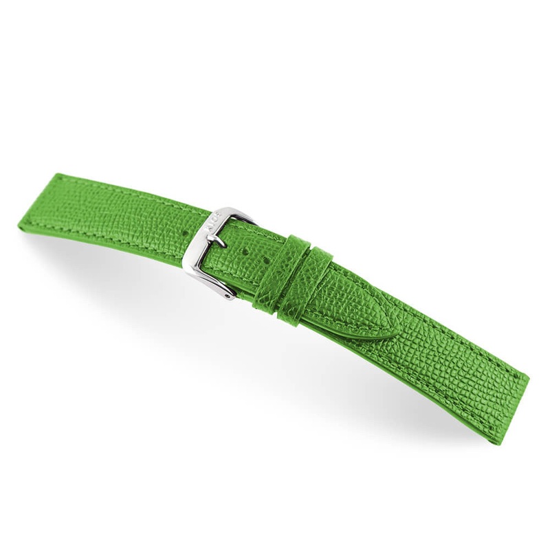 Genuine Cowhide Watch Band | French | Apple Green