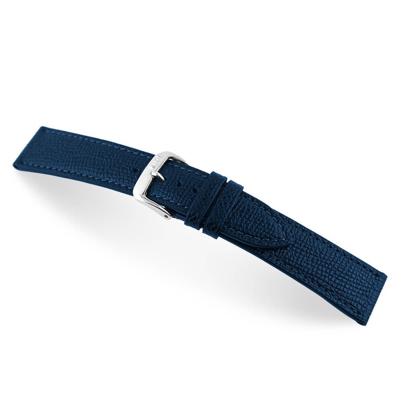 Genuine Cowhide Watch Band | French | Ocean Blue