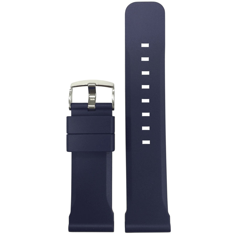 NBR Italian Rubber Watch Band | Bonetto 317 | Dark Blue