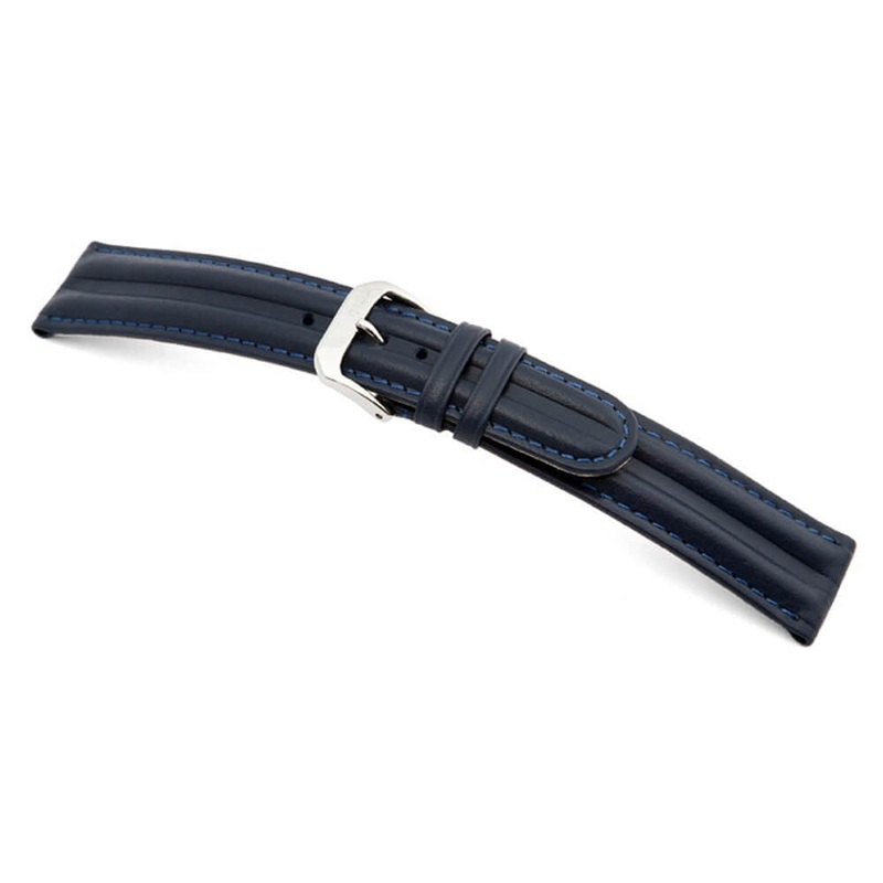 Saddler’s Leather Watch Band | California Sport | Ocean Blue