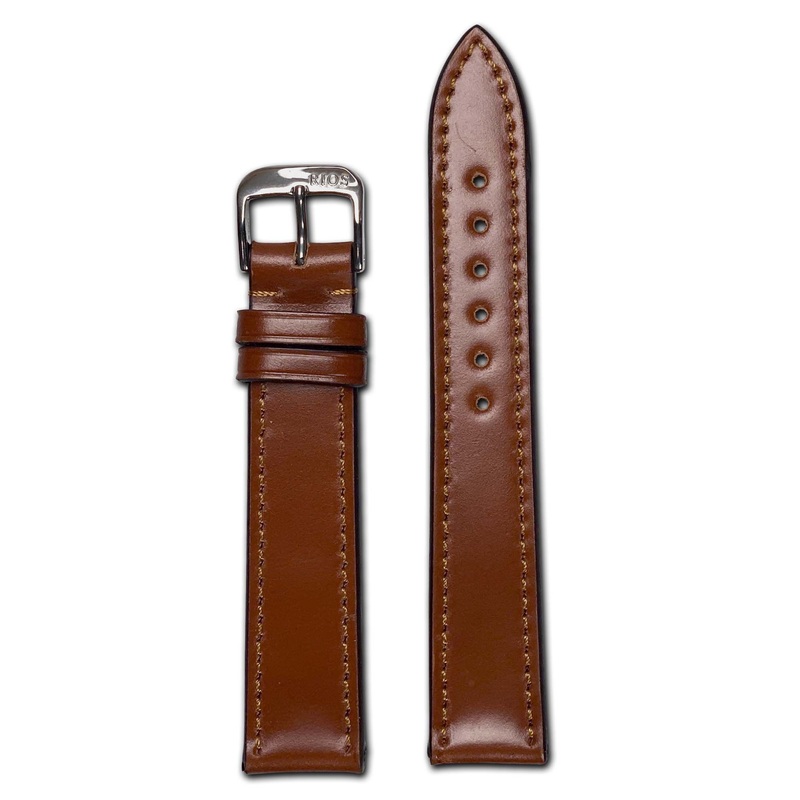 Shell Cordovan Leather Watch Band | Springfield | Cognac | For Nomos