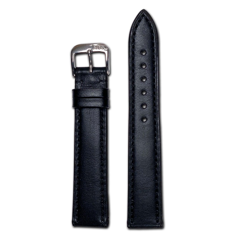 Tanned Leather Watch Band | Samara | Black