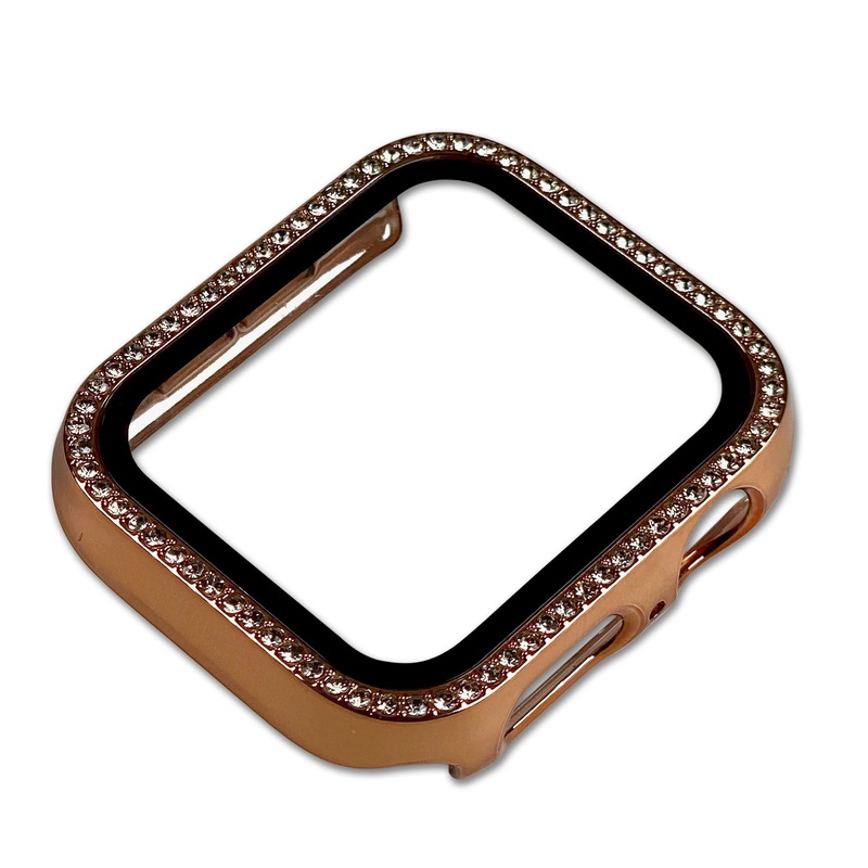 Apple Watch Cover | Luxury Rhinestone | Rose Gold Sparkle