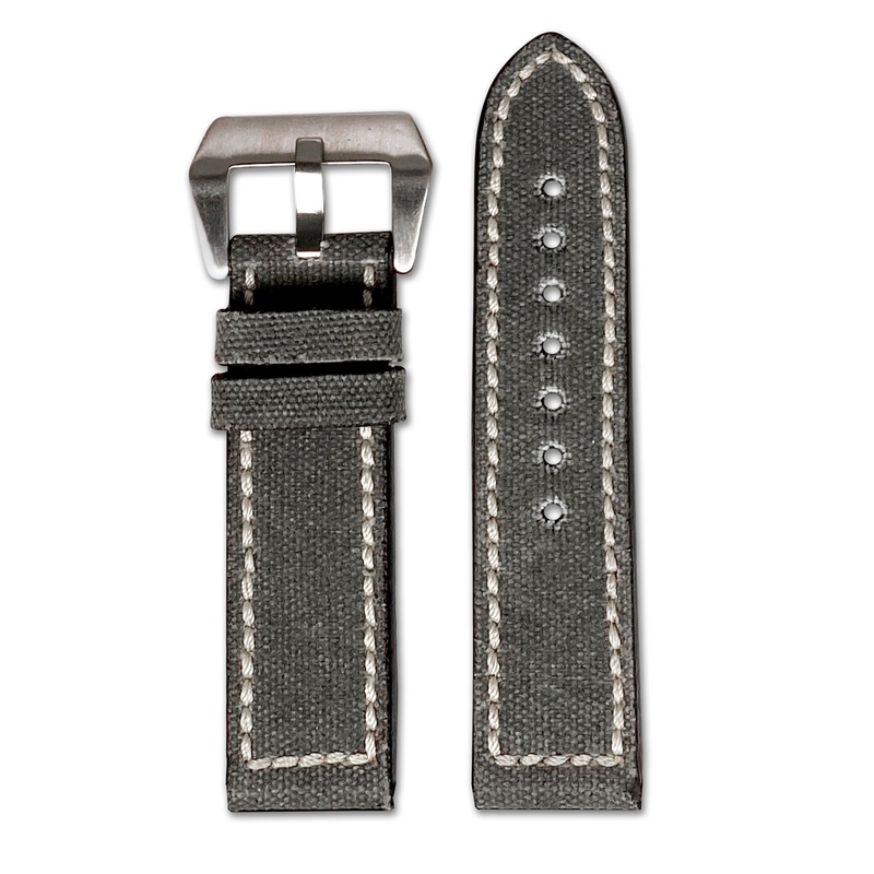 Genuine Canvas Watch Band | Ohio | Stone Grey