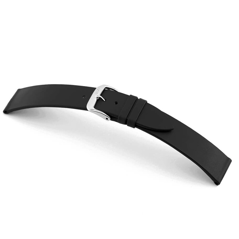 Genuine Cowhide Watch Band | Elegant | Stitchless | Black