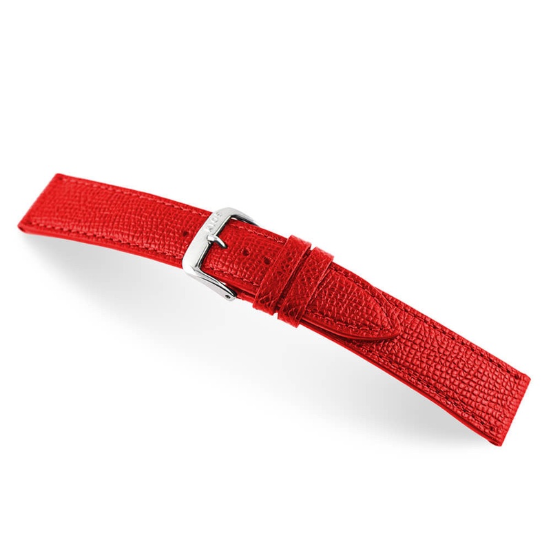 Genuine Cowhide Watch Band | French | Red