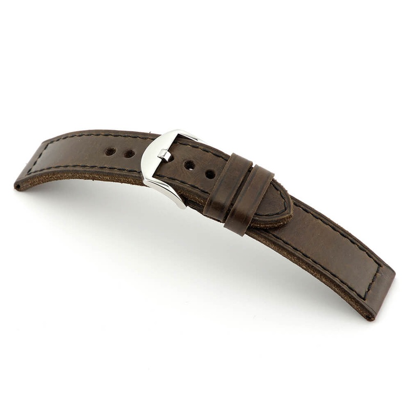 Genuine Vintage Leather Watch Band | Belfast | Mocha