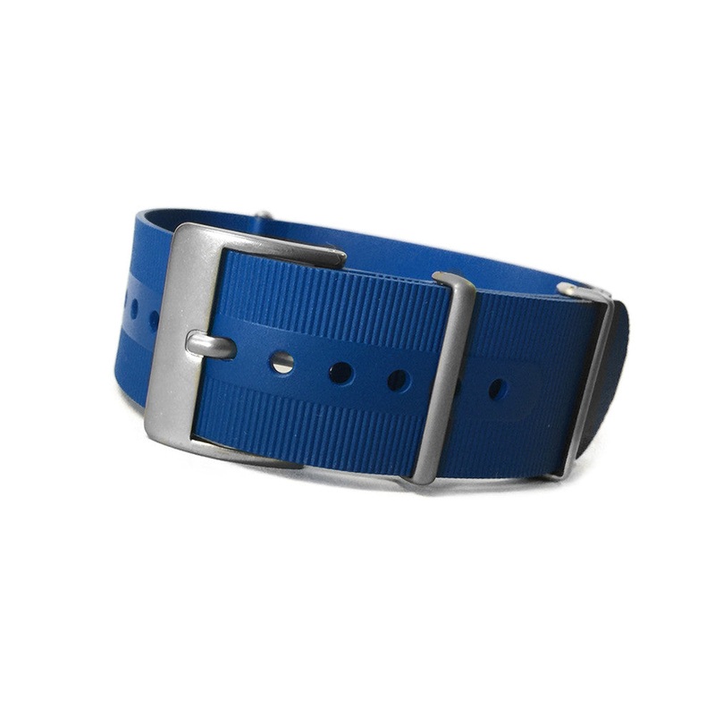 NBR-Rubber Watch Band | Waterproof | One Piece | Bonetto 328 | Royal Blue