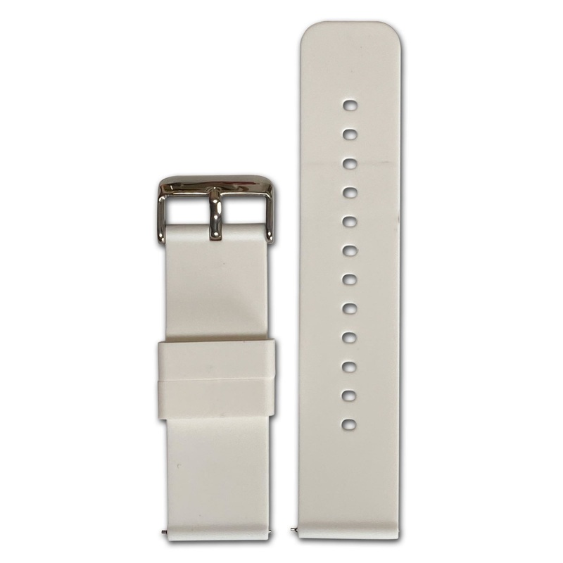Quick Release Watch Band | Silicone | Two-Piece | White