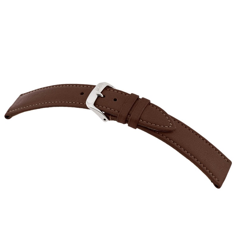 Genuine Certified Organic Leather Watch Band | Waging | Mocha