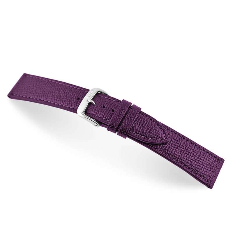 Genuine Cowhide Watch Band | French | Purple