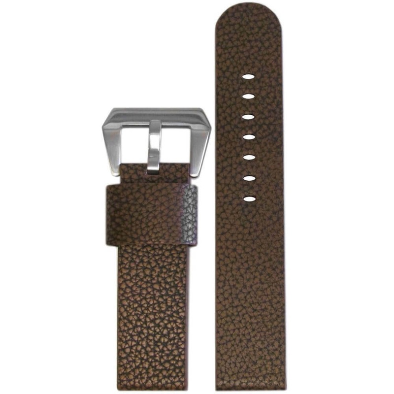 Historic Grain Vintage Leather Watch Band | Flat | Gold | Stitchless