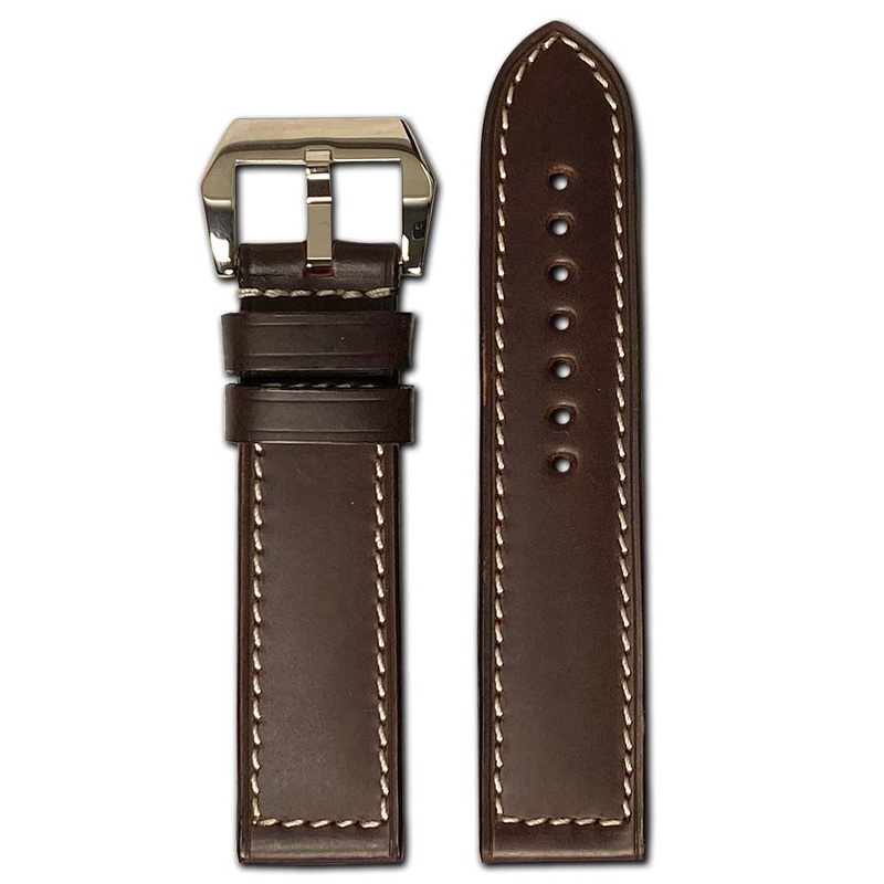 Tanned Leather Watch Band | Firenze | Mocha | For Panerai