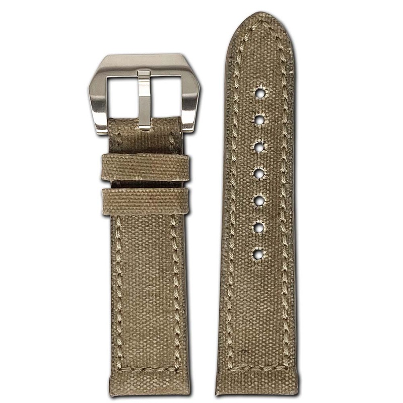 Genuine Canvas Watch Band | Maryland | Vintage | Honey