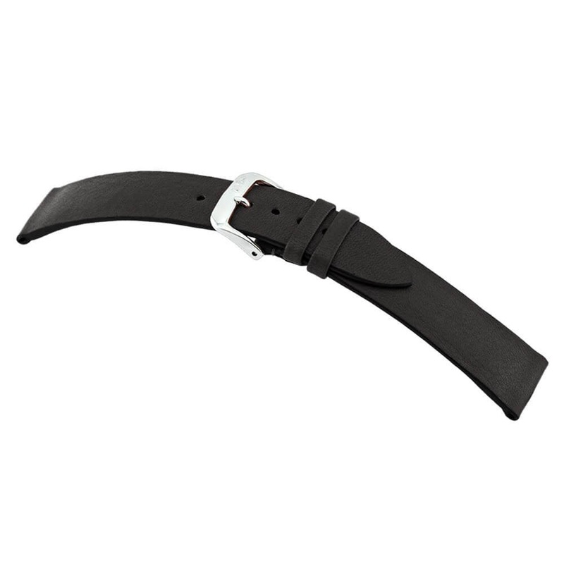 Genuine Certified Organic Leather Watch Band | Kempten | Black