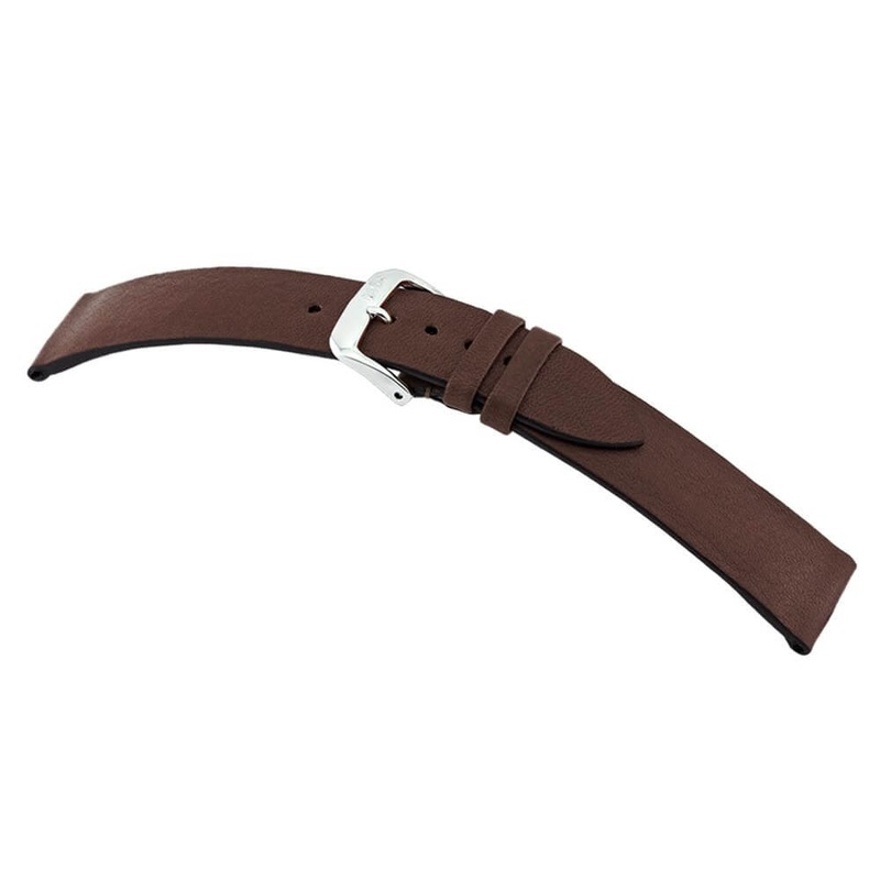 Genuine Certified Organic Leather Watch Band | Kempten | Mocha
