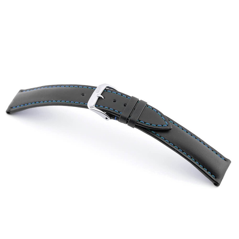 Genuine Cowhide Watch Band | Smart | Royal Blue Stitch