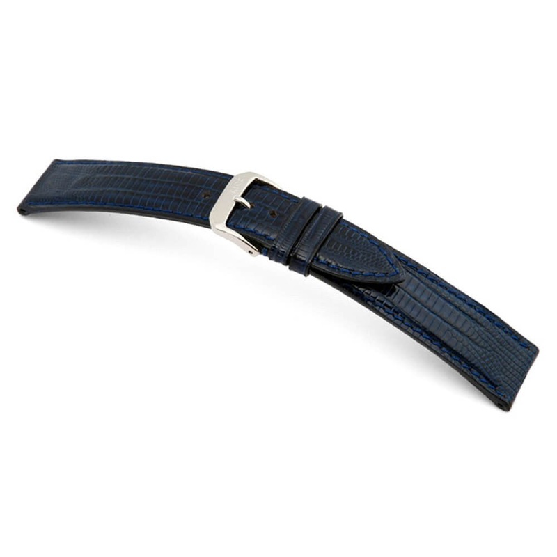 Genuine Teju-Lizard Watch Band | Avenue | Ocean Blue