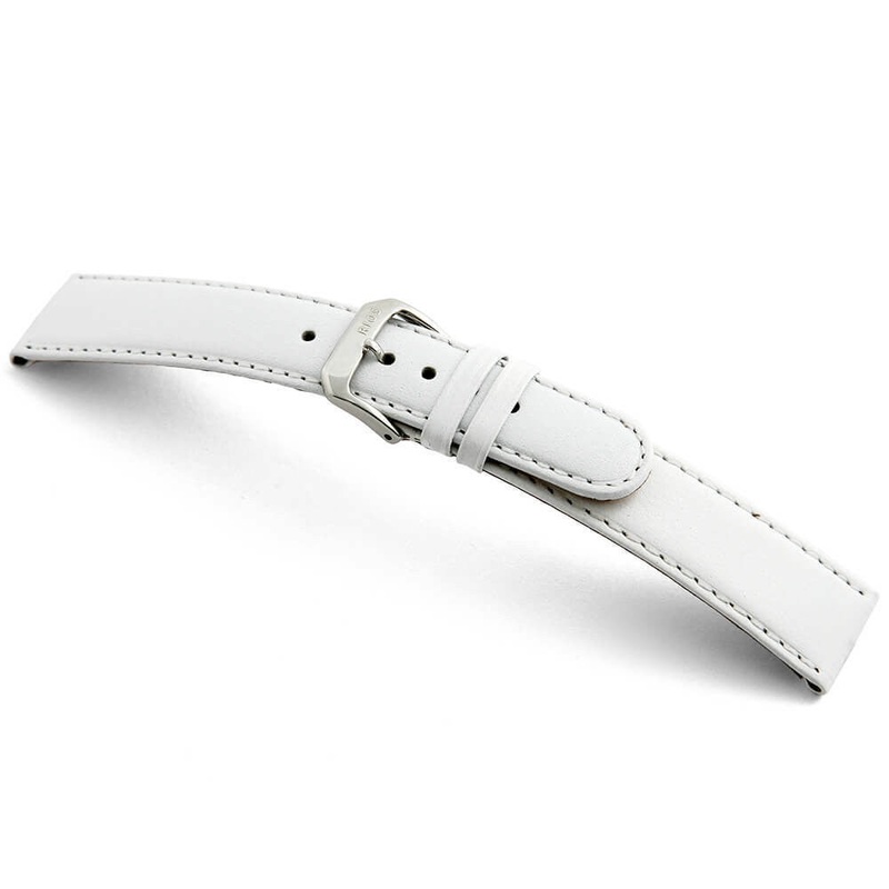 Quick Release | Saddler’s Leather Watch Band | Arizona | White