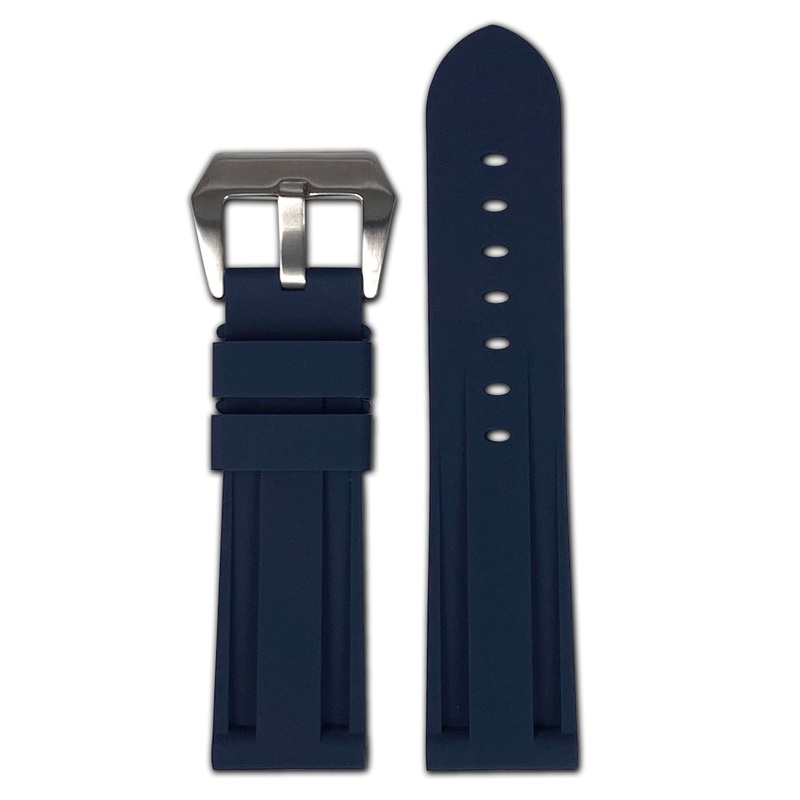Waterproof Silicone Rubber Watch Band | Diver | Navy