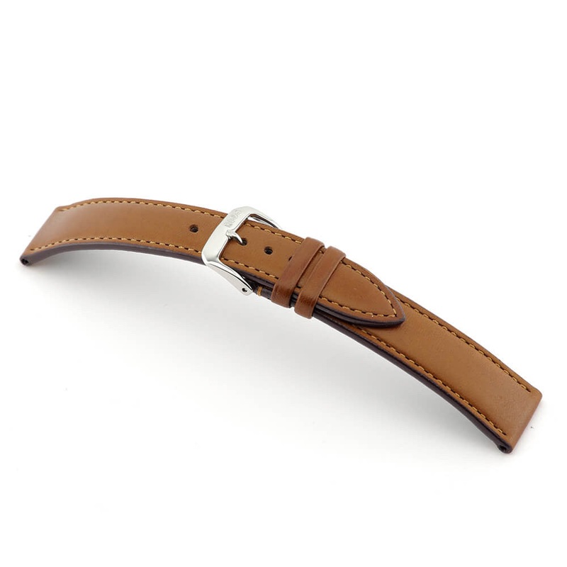 Genuine Lambskin Watch Band | Merino | Cognac