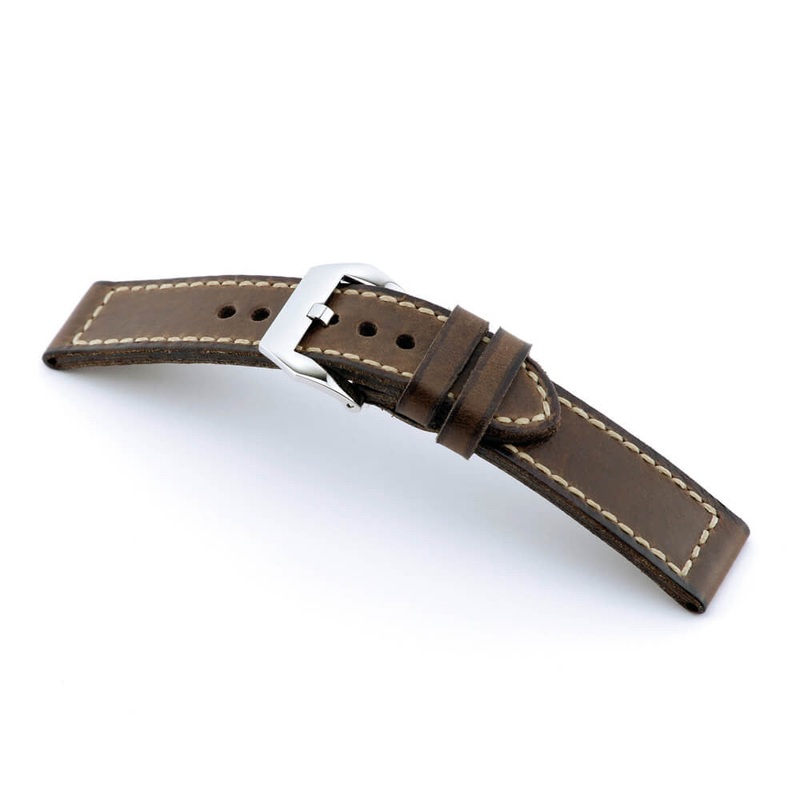 Genuine Vintage Leather Watch Band | Manchester | Mocha