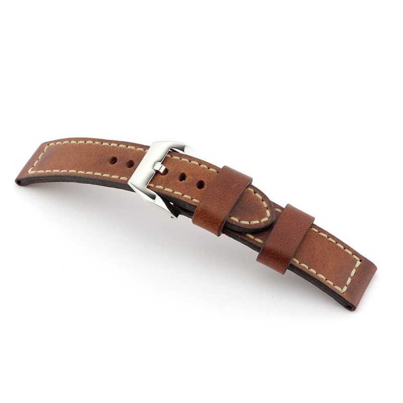 Genuine Vintage Leather Watch Band | Newcastle | Mahogany