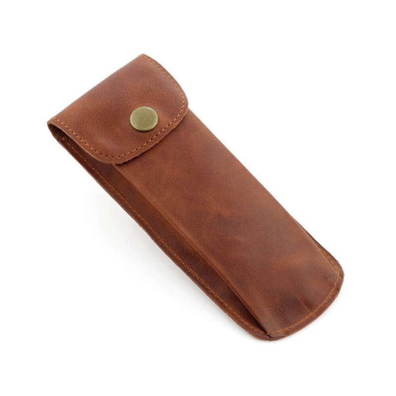 Vintage Leather Watch Pouch | Constantin | Cognac